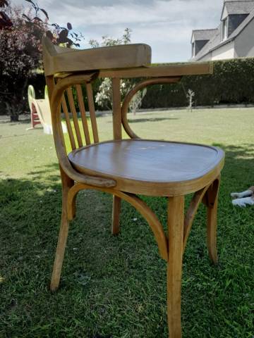 chaise bois ancienne baumann