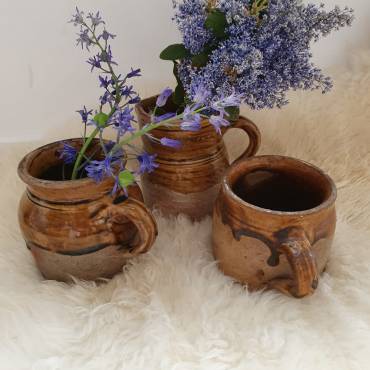 grès pots pour décoration